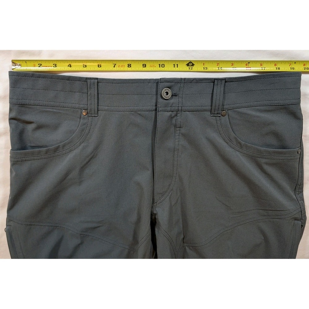 KUHL Silencr Kargo Shorts Mens 38 Gray Nylon Blend Outdoor Hiking Zipper Pockets - Picture 7 of 8